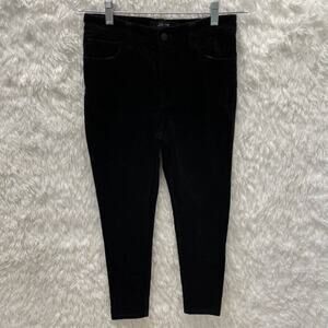 Joe’s Jeans Skinny Ankle Black Velvet, Size 27